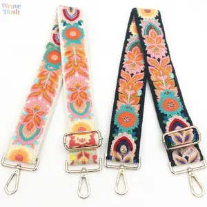 Bag Accessories, Ethnic Style 5cm Wide Lace Shoulder Strap, Bohemian Adjustable Replacement Strap, Durable Extended Bag Strap, Exotic Retro Decorative Strap, Universal Replacement Part for Handbags, Crossbody Bags, Tote Bags & Daily Bag Styling