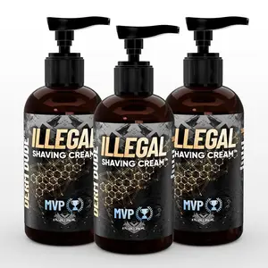 Illegal Shave Cream - Premium Aloe & Olive Oil Comfort for Smooth Shave Foam Aftershave