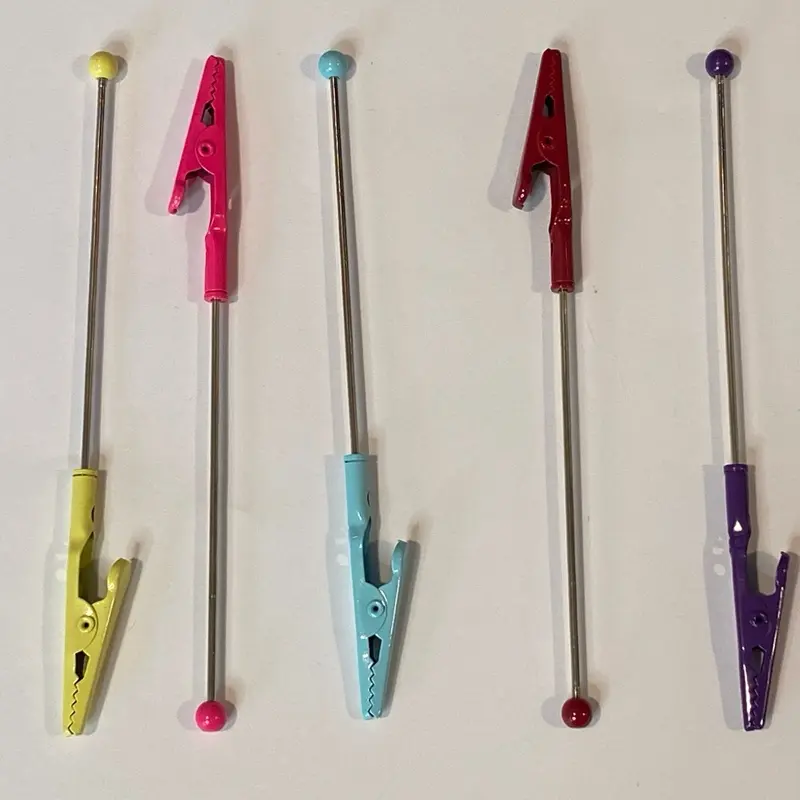 Beadable Alligator Clip Random Color 1Pc