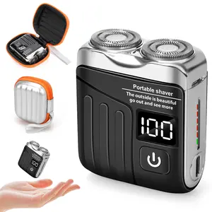 Luggage Electric Shaver, Electric Mini Portable Razor,USB Rechargeable One-Button Long Lasting for Home Travel