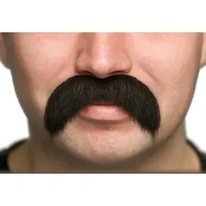 Self Adhesive Fake Mustache Novelty Walrus False Facial Hair for Adults Costume Accessory for Halloween