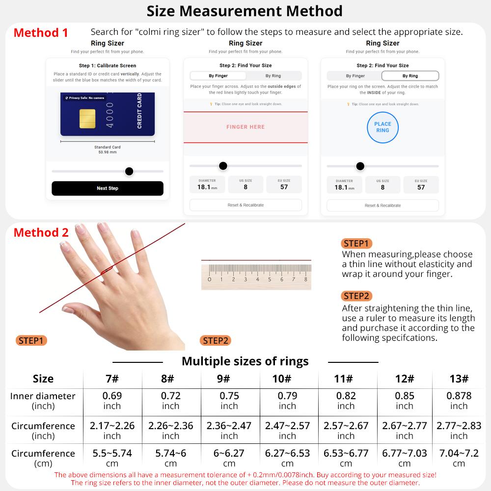 COLMI R02 Smart Ring, Multifunctional IP68 Waterproof Activity Tracker with Multiple Sports Modes, Fashionable Wearable Devices for Men & Women, Men Gifts
