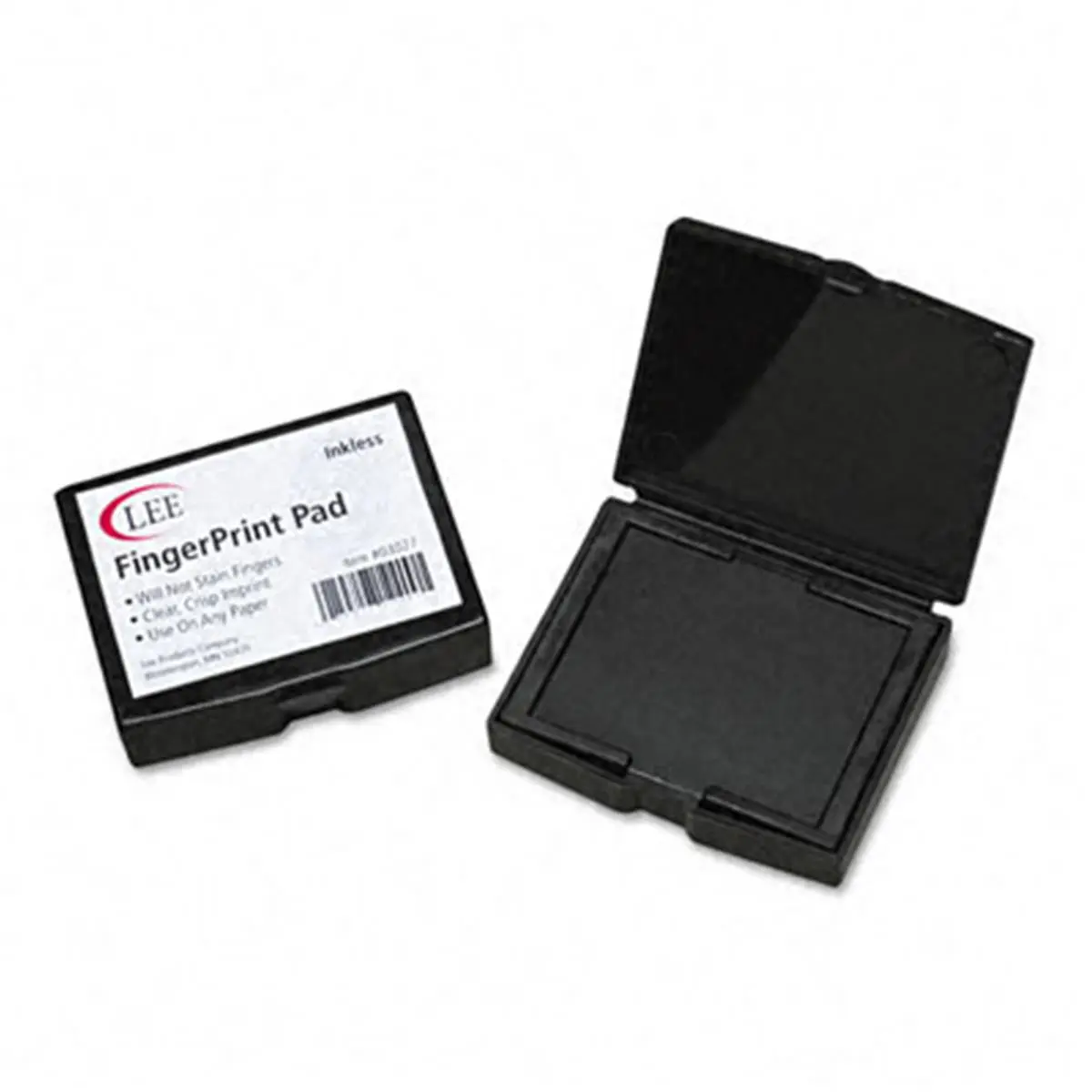 Lee Inkless Fingerprint Pad, 2.25in W x 1.75in D, Crisp Imprints, Over 1000 Uses, Accounting & Bank Office Stationery