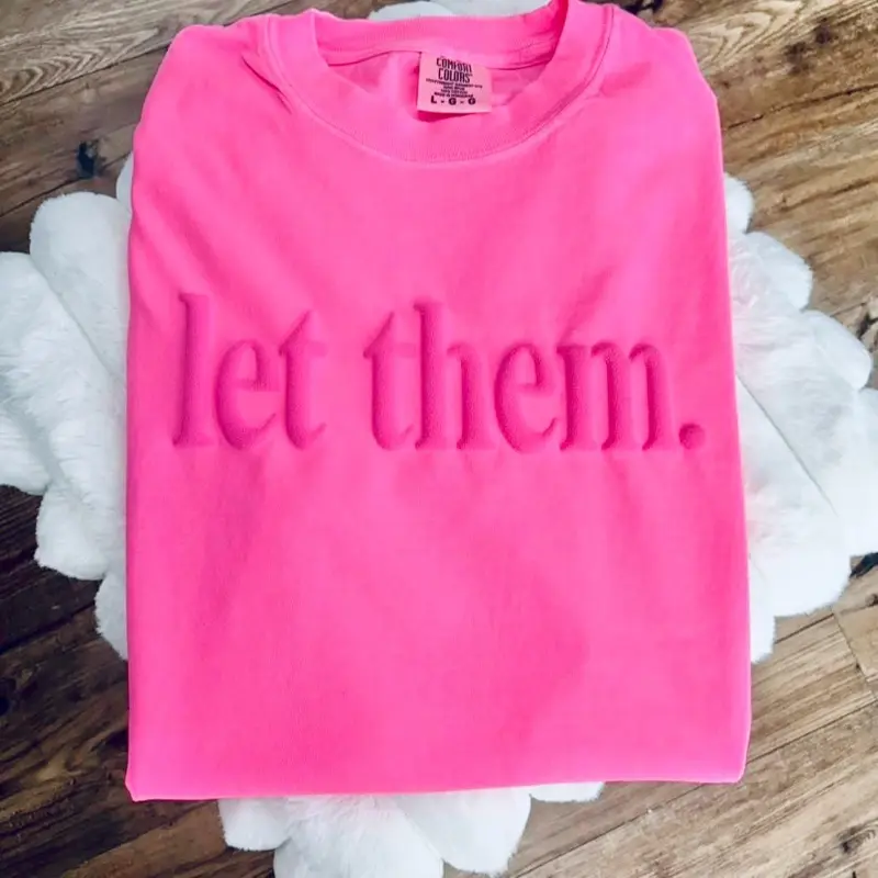 Let them comfort color puff tee shirt