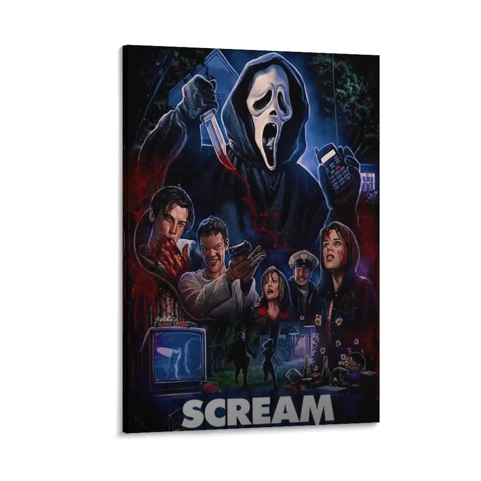 SCREAM Canvas Posters Prints Art Poster Poster Canvas Wall Art For Bedroom Decor Bar Office Room Decor Gift