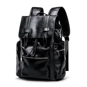 BIGWIG Men’s Luxury Chic Backpack, Water-Resistant Durable Oxford Fabric Anti-Theft Multi-Pocket Lightweight Bag with Adjustable Shoulder Strap, Large Capacity for College Work Commute, Fits 15.6 Inch Laptop
