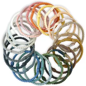 Jesus Bracelets for Women & Men Silicone Cross Faith Bracelet Inspirational Religious Wristband Christian Jewelry Gift for Daily Wear