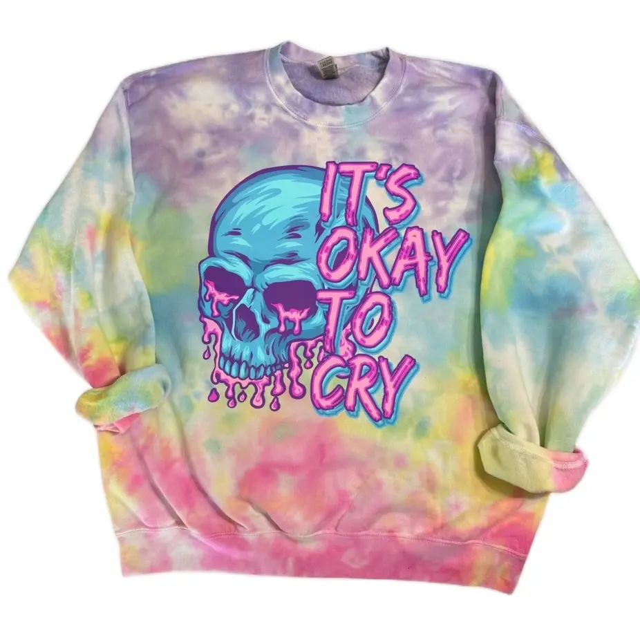*Made to Order* It’s ok to cry, skeleton shirt Womenswear Tshirt Crewneck