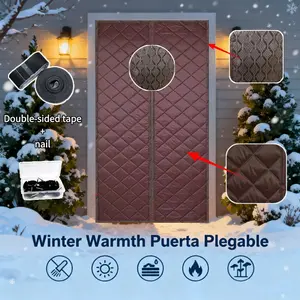 Winter Magnetic Oxford Cloth Warm Insulation Door Curtain, Cold Proof and Warm Magnetic Closure, Must-Have Home Use, Essential for Winter