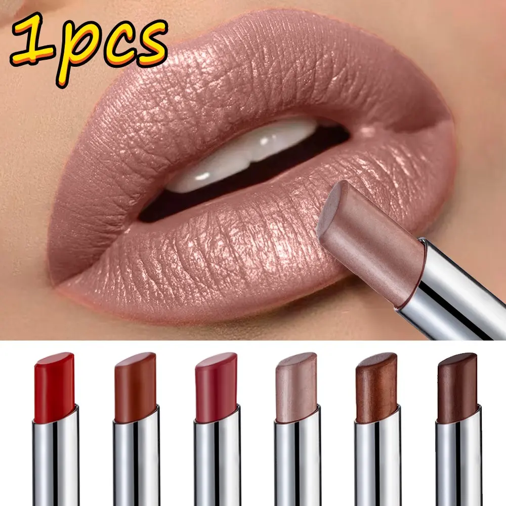 6 Color Matte Lip Stain Moisturizing Hydrating Lipstick Lip Tint Balm, Long-Lasting Easy Application, Non-Sticky, Quick Makeup, Suitable for All Occasions, Girls' Essential, Hydrate, Moisturizer