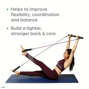Ultimate Pilates Bar Suit. Core Strength Training Equipment. Squat Machine. Portable Home Gym
