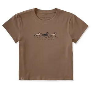 Women's Galloping Horse Trio Crusher-LITE Shrunken Tee