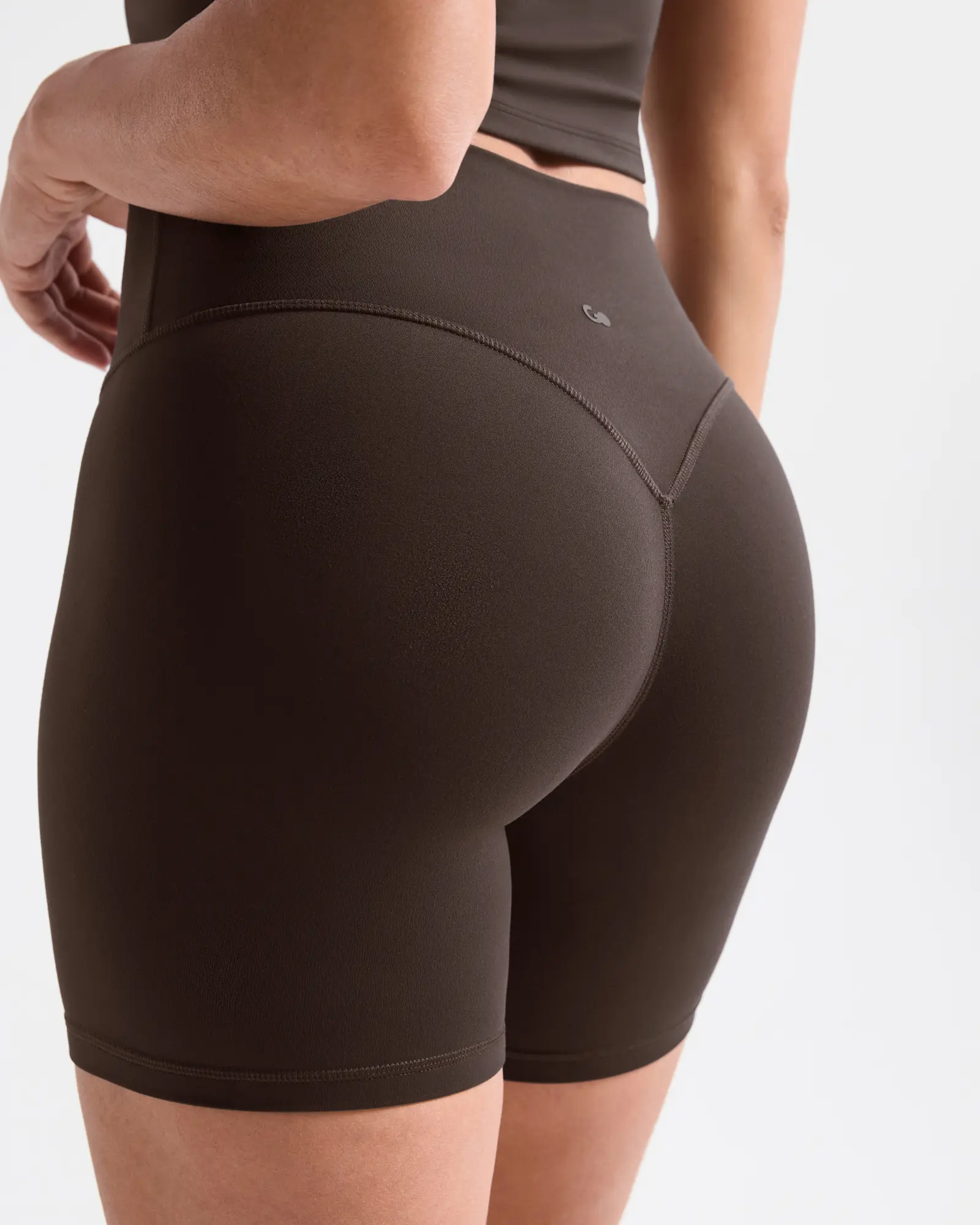 SOLBRACE Women's High Waist 5" No Front Seam Hidden Scrunch Butt Lifting Shorts, High Stretch Breathable Lightweight Fabric, Yoga Gym Workout Shorts for Summer