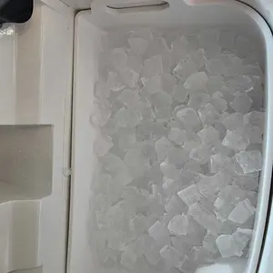 COWSAR Nugget Ice Maker Countertop, Soft Chewable Nugget Ice Cubes Machine, One-Button Quick Ice Making 34Lbs/Day, Self-Cleaning, Portable Stainless Steel Ice Machine