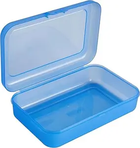 1-4 Pack Pencil Box, , Blue, Solid Multi Colours Material Polypropylene Style pencil box Item Weight 0.21 Pounds