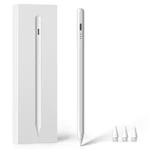 Stylus Pen for iPad 2018-2024,13 Mins Fast Charge/Work 10H Pencil with Palm Rejection and Tilt Sensitivity,Compatible with Pr11/12.9/13in,6-10, Air 11/13in,3/4/5,Mini 5/6