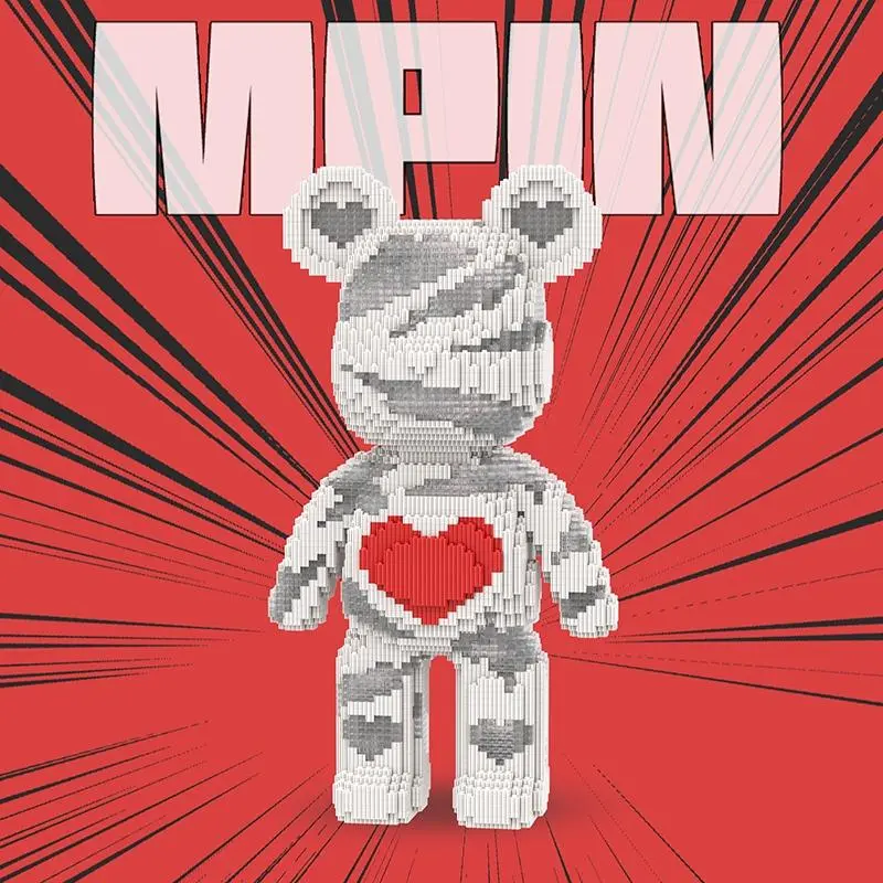 [Mother's Day]Bear Building Block,MPIN buildingblock, Bear Toys, Birthday Gift,Festival gift,buildingsets,Educational Building Blocks, TrendDecoration,Cool,Brick,FamilyBonding,BlackFriday,Christmas