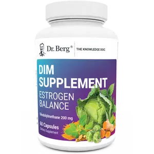 DIM Supplement Estrogen Balance with Black Cohosh and Ashwagandha- 60 Capsules Edible Dietary Healthcare Fitness Natural