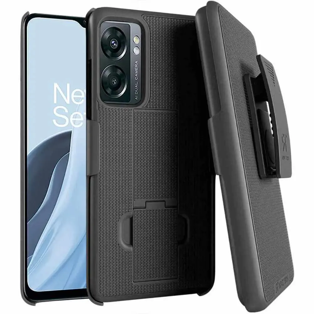 For OnePlus Nord N300 5G Belt Clip Holster Phone Case Rome Tech Protective Cover