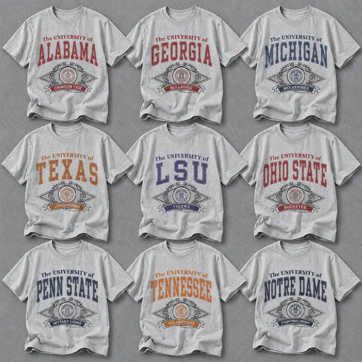 Vintage College Football T Shirt Retro University Graphic Tee Distressed Campus Spirit Shirt Alumni Game Day Tee Classic Collegiate Sports Fan Gift Unisex Oversized Vintage Athletic Shirt for Men Women