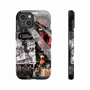 Halloween  Texas Chainsaw Massacre Mobile iPhone Case. Impact-Resistant Double Layer PBT + TPU Mobile Protective Cover, Designed for iPhone 16/15/14/13/12/11 Pro Max/Plus