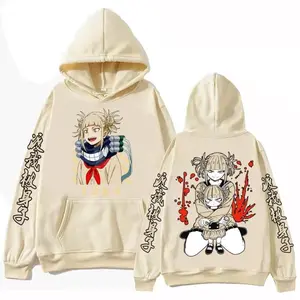 Anime My Hero Academia Himiko Toga Hooded Tops  Harajuku Pullover Tops Man Woman Sweatshirt Fans Gift