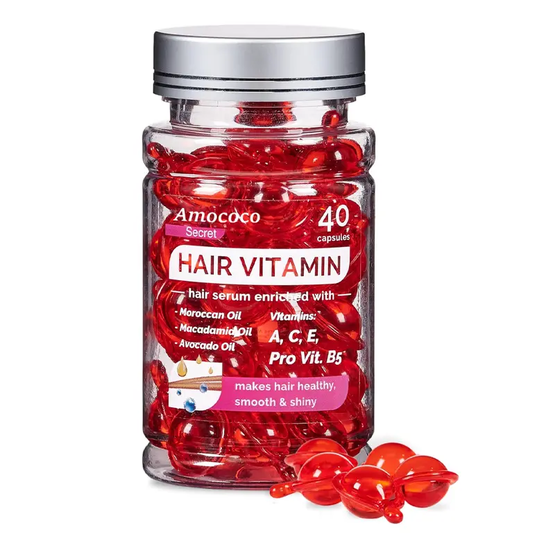 AMOCOCO Hair Treatment Serum - No Rinse withArgan Macadamia Avocado Oils -Vitamins A C E Pro B5 -Conditionerfor Women & Men Daily HaircareFragrance Blend Hydrating