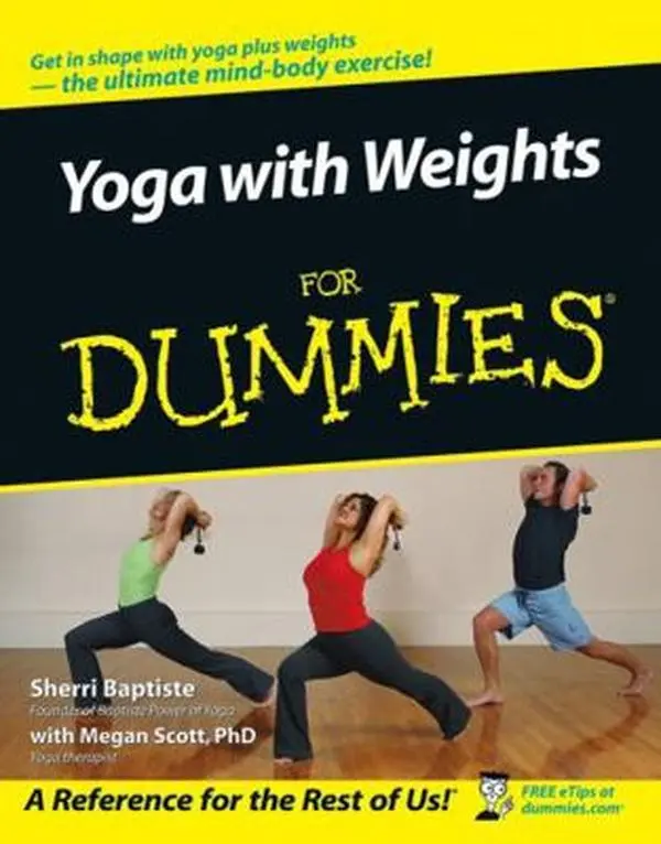 USED Book - Yoga with Weights for Dummies by Baptiste, Sherri (Paperback) - english