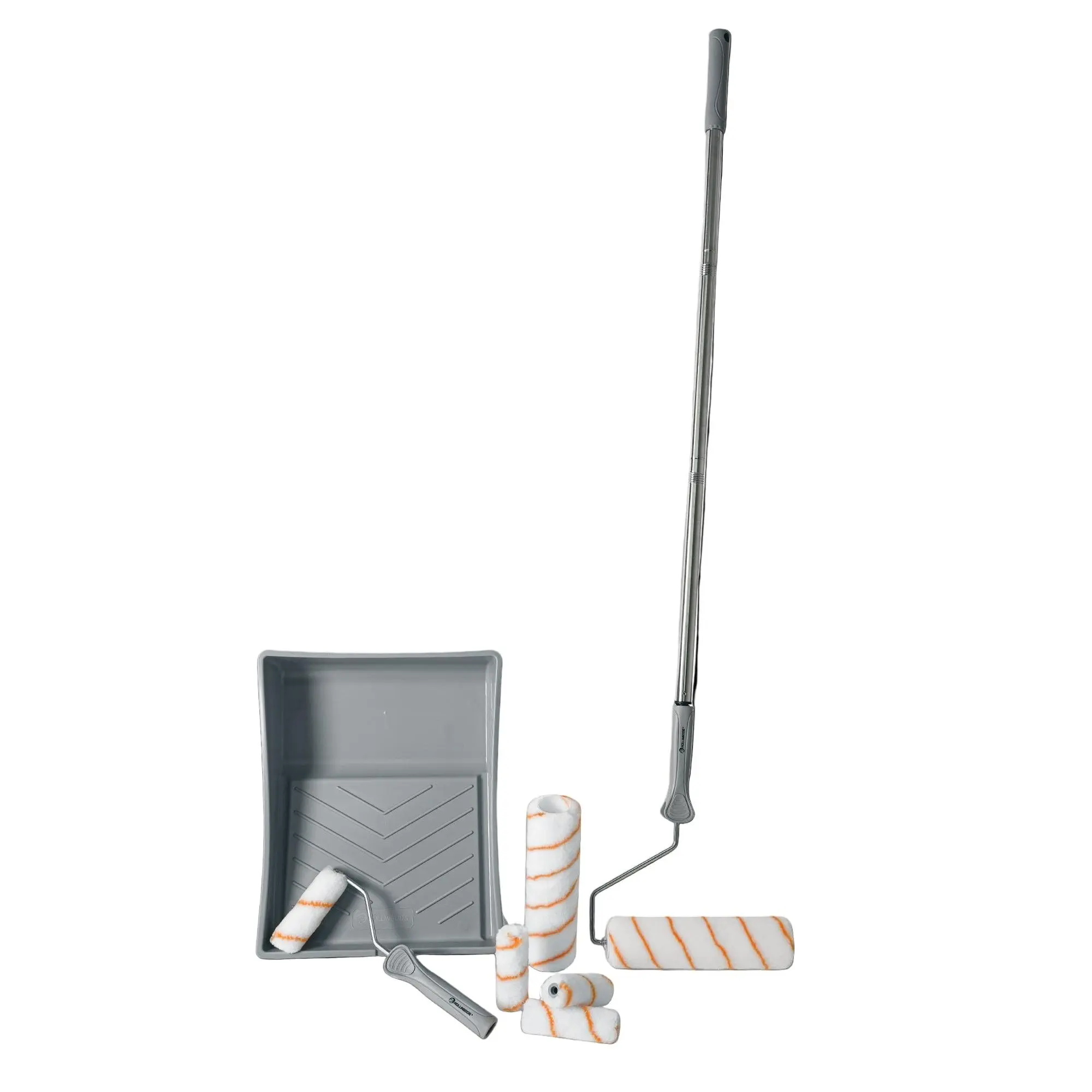 10-Piece Paint Roller Kit – Complete Kit with 9″ & 4″ Rollers, Sleeves, Tray & Extension Pole