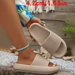 Comfort Soft Sole EVA Slides, Indoor & Outdoor Casual Bath Slipper, Soft Sole Shock-Absorbing Sandals