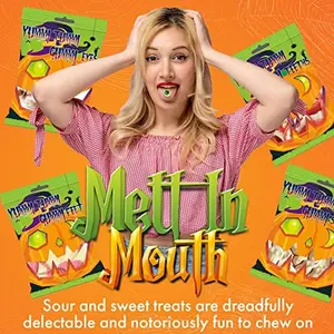 Fusion Select 2 Pack Halloween Eyeball Gummy Candy Spooky Gummies Candy Food Snacks - Creepy Party Bag Favors For Trick Or Treat - Scary Novelty Chewy Bites