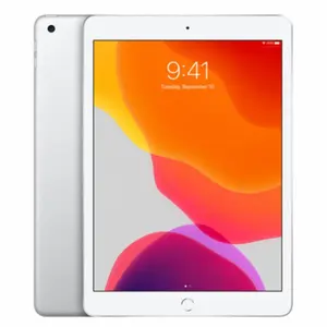 Refurbished Apple iPad 7th Gen Wi-Fi 10.2" Retina Display Silver 2019 with A10 Fusion Chip & Tablet Charger Bundle