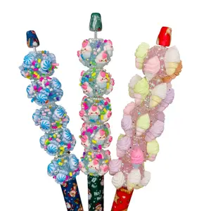 Sweet Treat 3D Hand-Painted Beads Candy & Dessert-Inspired for Beadable Pens & Crafts with Vibrant Colors and Unique Designs Perfect for Creative Projects