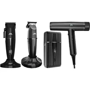 JRL Professional Onyx Collection - Clipper Trimmer Shaver & Hair Dryer (Combo)