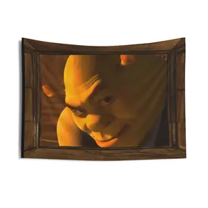 wierdos SHREK window tapestry