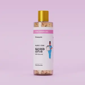 Sacred Lotus Pineapple Gentle Face & Body Cleanser – Natural Daily Wash Soothing Skin Repair