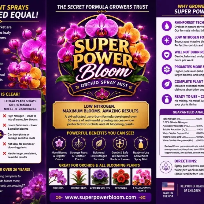 Super Power Bloom Plant Food Mist
