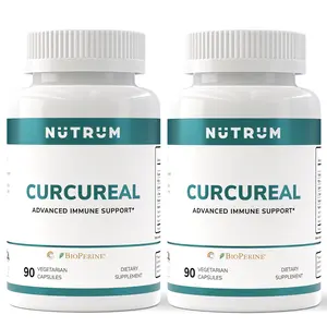 2 Bottles of Advanced Immune Support - Curcumin, Quercetin, Fucoidan Power Blend