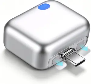 AI Automatic Full Charge Disconnector with 100W PD Fast Charging Port, Smartphone & Cellphone Protection, Compatible with iPhone/Android/Earphones