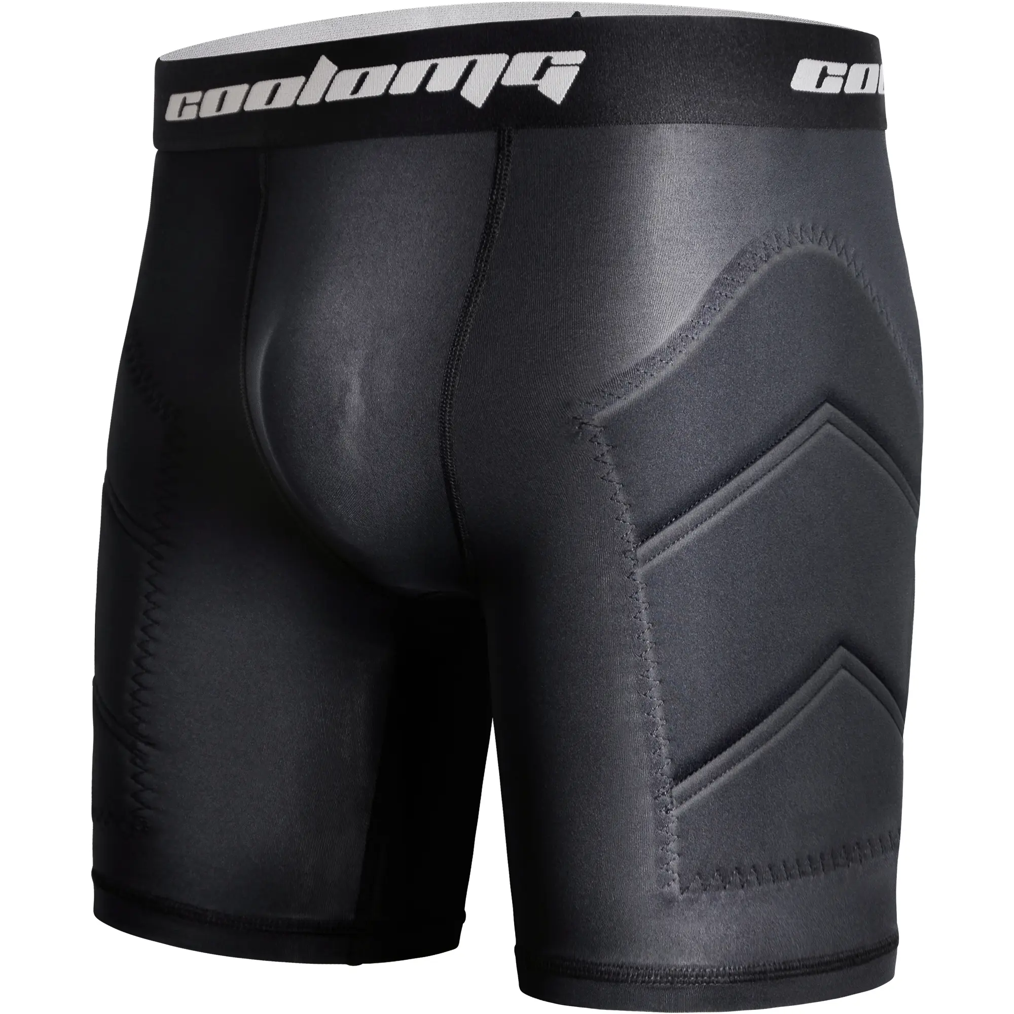 COOLOMG Men’s Baseball Sliding Shorts - Adult, Padded Compression Underwear with Cup Pocket (No Cup), Sporty Sports Shorts, Men’s Shorts