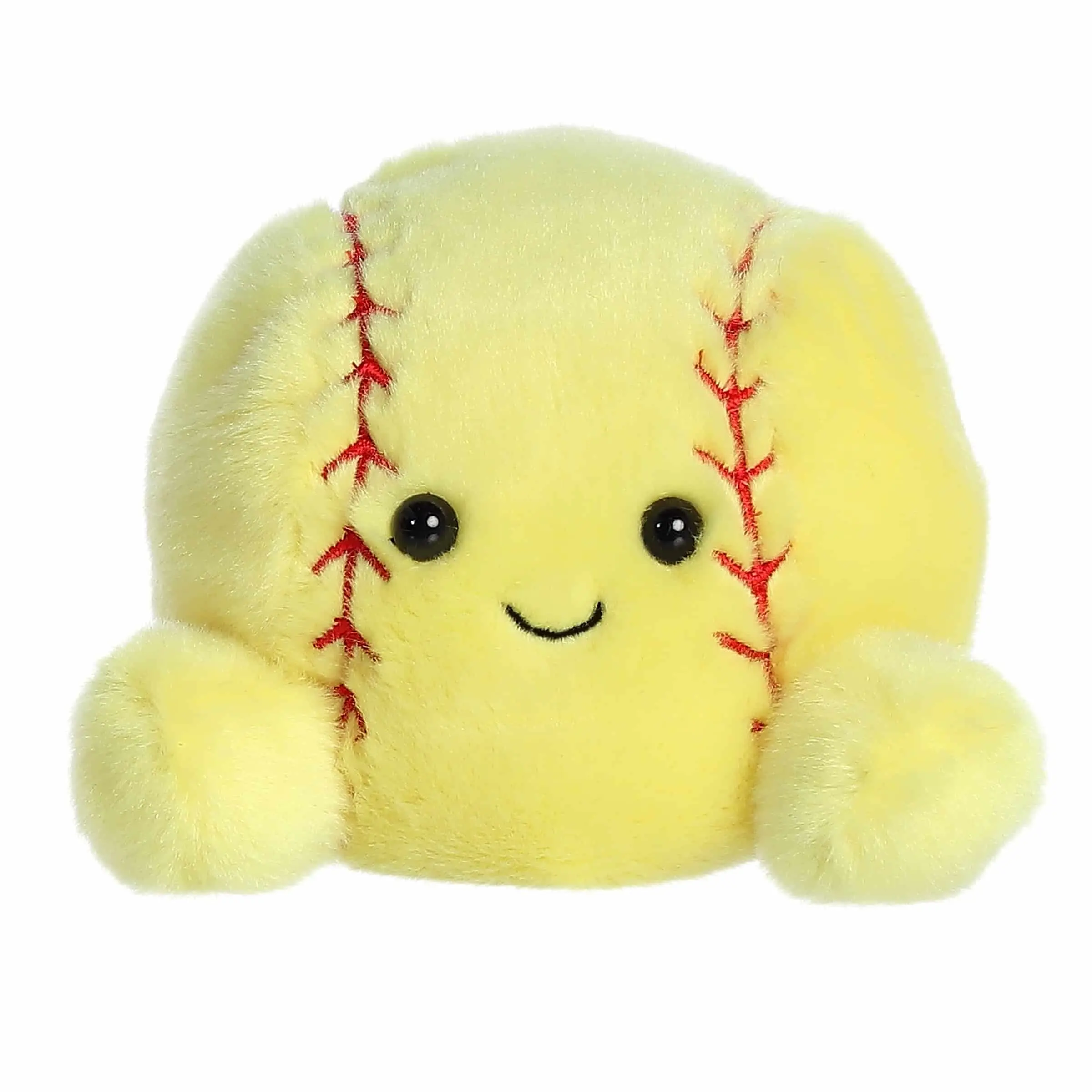 Palm Pals Adorable Shortstop Soft Ball 5 inch Yellow Mini Soft Plush Collectable Stuffed Animal