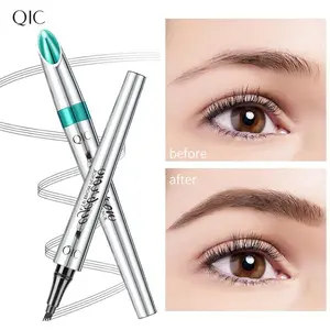 4 Waterproof Brow Pencils with Quick-Dry Formula and Precision Tip, Unique Forked Design for Natural-Looking Eyebrows, Precisely Sculpted Brows, Ideal for Beginners and Easy Application, Eyebrow Makeup Products
