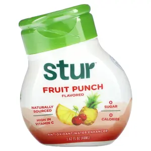 Stur Antioxidant Water Enhancer, Fruit Punch, 1.62 fl oz (48 ml)