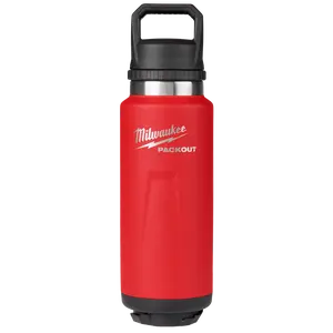 Milwaukee 48-22-8397R PACKOUT™ 36oz Insulated Bottle with Chug Lid - Red
