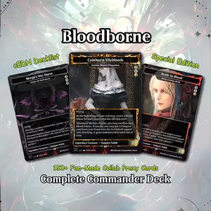 Bloodborne Commander cEDH Deck - Bloodborne Commander Magic Commander - Magic Proxy Deck with 150+ Unique Cards - Custom Cards MTG Proxy for Casual Play