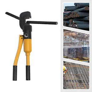 CNCEST 8 Ton Hydraulic Rebar Cutter SC-16 Steel Rod Cutting Tool 4-16mm for Construction Work with Portable Toolbox & Hex Key