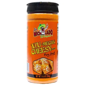Azu-Mecha CHEESY Picosito - Snack Seasoning - Sr. Michelado - Bottle Flavor snack powder