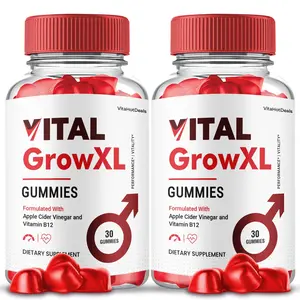 Vital Grow XL Gummies For Men, Vital Grow XL Max Strength Formula (2 Pack)
