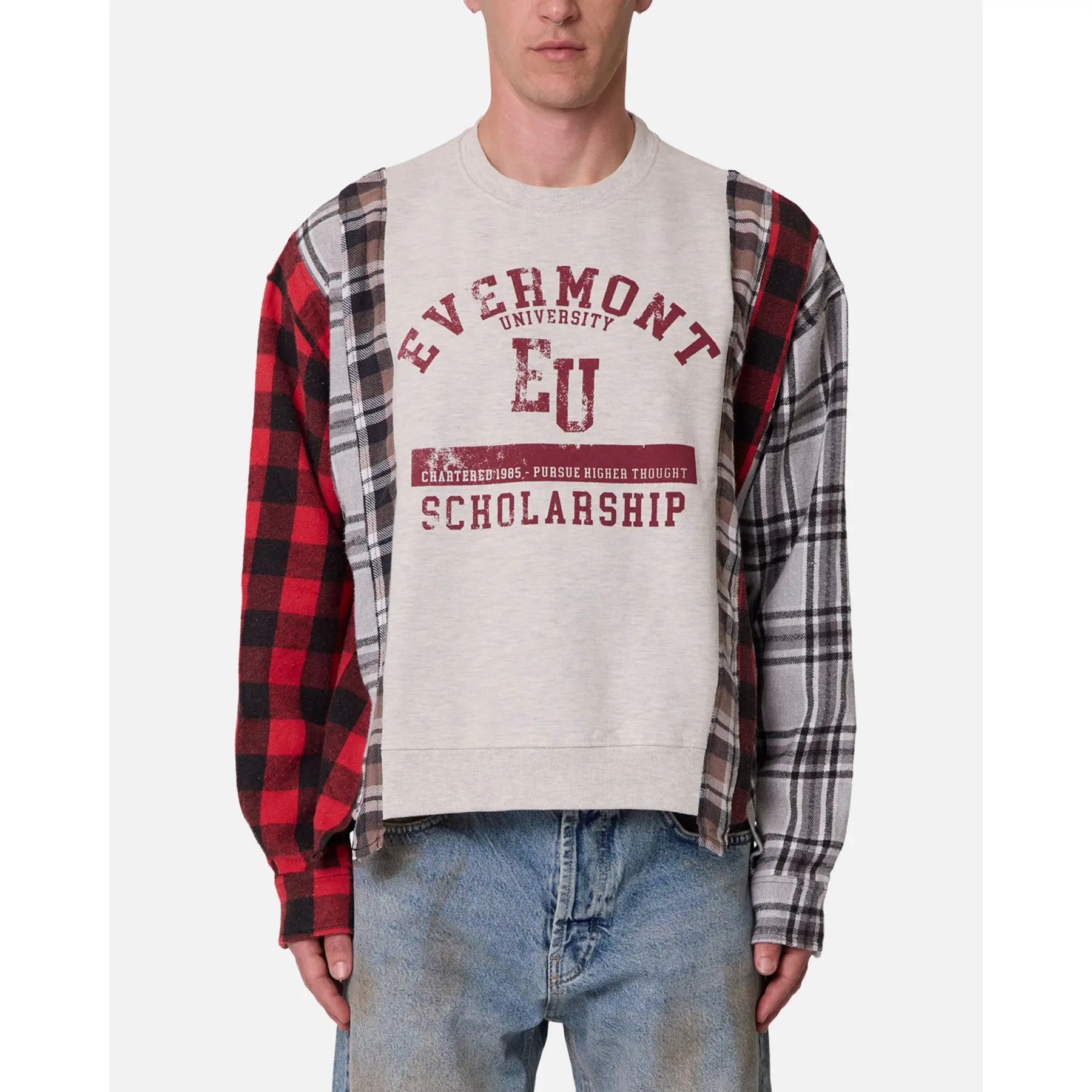 MNML Panelled Flannel Shirt Multi