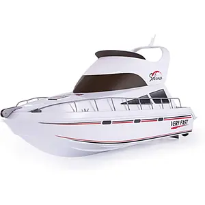 Salina Luxury Yacht RC Model Boat 2.4Ghz Radio Remote Control Speed Watercraft Racing Ship 28" Modern Cruise